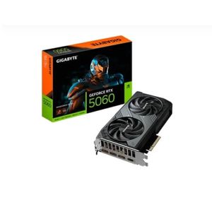 Placa de Vídeo Gigabyte RTX 5060 WINDFORCE OC 8G NVIDIA GeForce, 8GB GDDR7, 128bits, DLSS, Ray Tracing | CUPOM