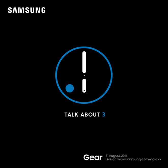 Convite Samsung Gear S3 Convite Samsung Gear S3