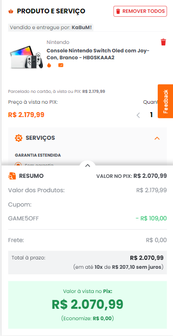 Economize mais de R$ 400 na compra do Console Nintendo Switch Oled - Giz  Brasil