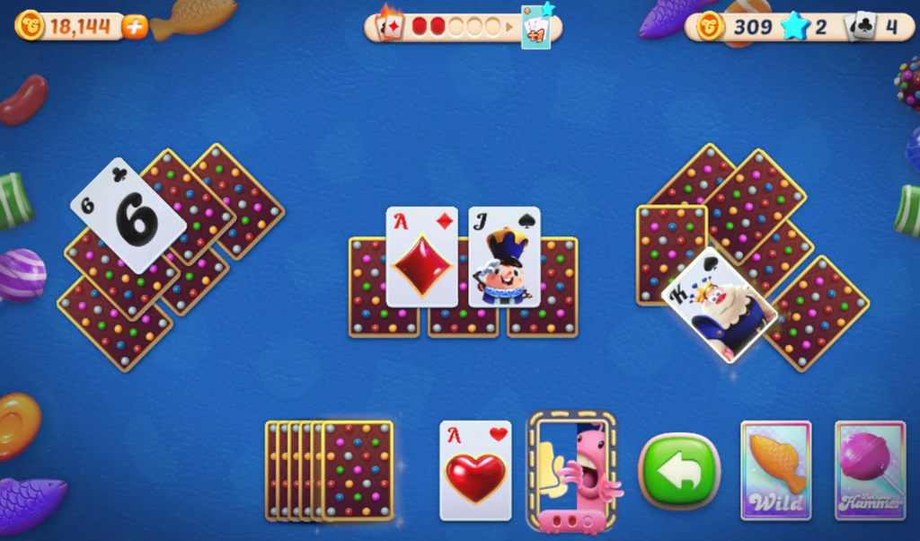 Partide Candy Crush Solitaire