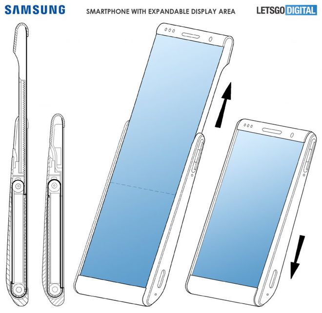 Samsung registra patente de smartphone com tela enrolável