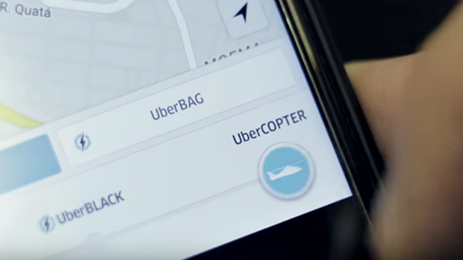 Uber lança serviço de helicóptero em São Paulo