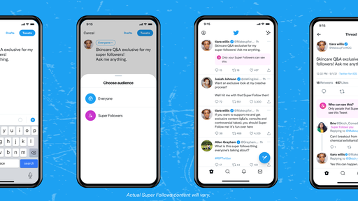 Twitter lança o Super Follows para que criadores cobrem por conteúdos exclusivos