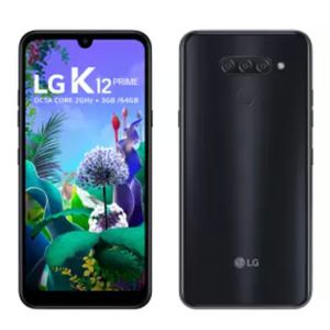 Smartphone LG K12 Prime 64GB Preto 4G Octa Core - 3GB RAM Tela 6,26” Câm. Dupla + Câm. Selfie  13MP