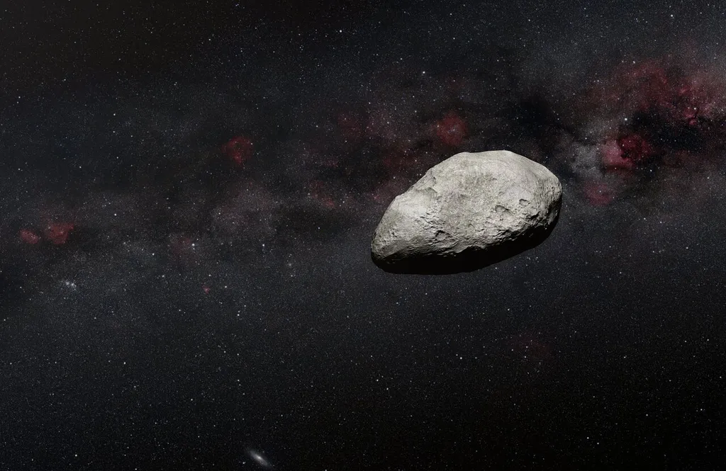 O asteroide 10920 pode ser o menor objeto já observado no Cinturão de Asteroides (Imagem: Reprodução/N. Bartmann, ESO/M. Kornmesser, S. Brunier, N. Risinger)