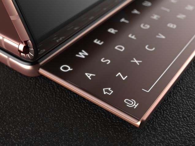Patente celular Samsung com duas dobras e teclado retrátil
