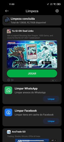 Xiaomi Mi 11 Lite fotos (interface)