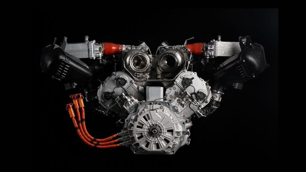 Novo motor híbrido da Lamborghini tem 800 cv de potência combinada (Imagem: Divulgação/Lamborghini)