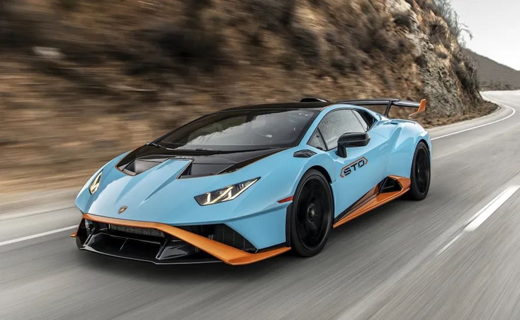 Huracán STO chega aos 100 km/h em apenas 3 segundos (Imagem: Divulgação/Lamborghini)