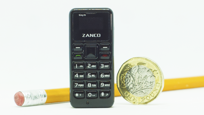 Zanco Tiny T1 é o menor e mais barato aparelho celular do mundo