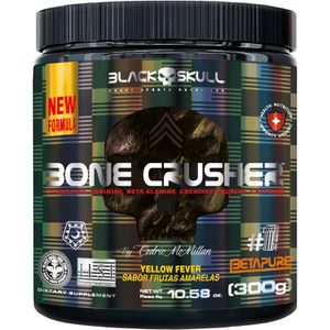 Black Skull Bone Crusher Nova Fórmula - 300G Frutas Amarelas | SÓ NO APP