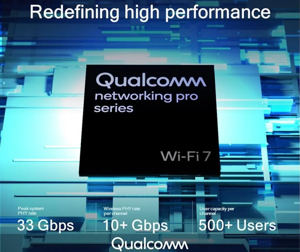Qualcomm já possui chips que suportam a rede Wi-Fi 7 (Imagem: Divulgação/Qualcomm)