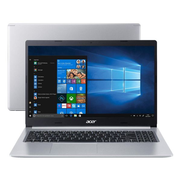 Notebook Acer A515-54-59BU Intel Core i5 8GB - 256GB SSD 15,6” LED Full HD IPS Windows 10 [CUPOM]