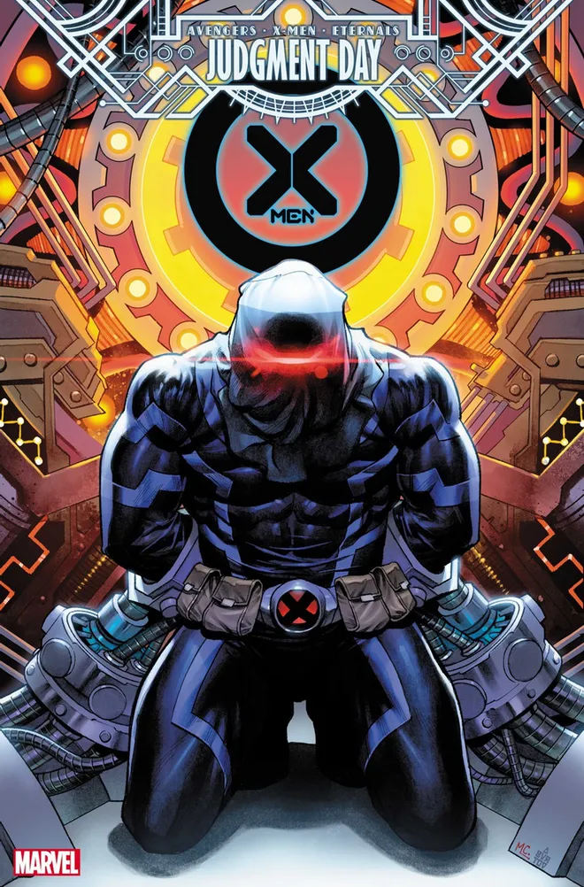 Capa de X-Men nº 14 com Ciclope de joelhos (Imagem: Reprodução/Marvel)