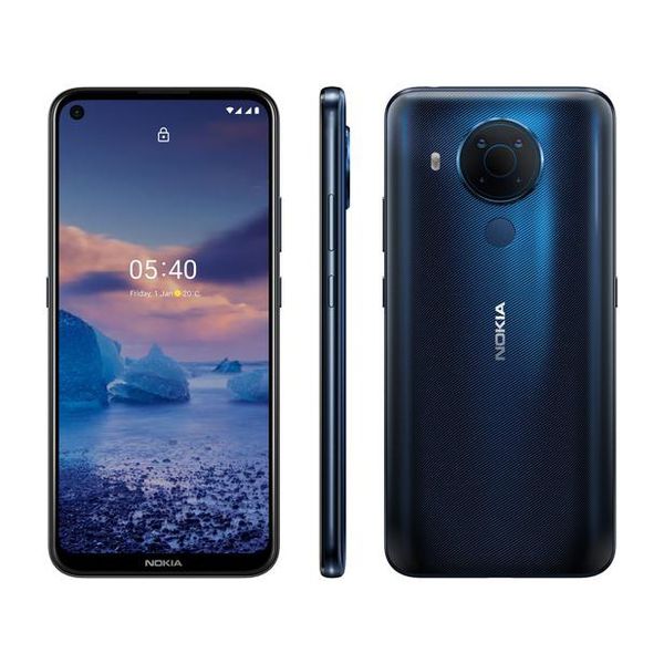 Smartphone Nokia 5.4 128GB Azul 4G Octa-Core - 4GB RAM Tela 6,39” Câm. Quádrupla + Selfie 16MP [APP + CLIENTE OURO]