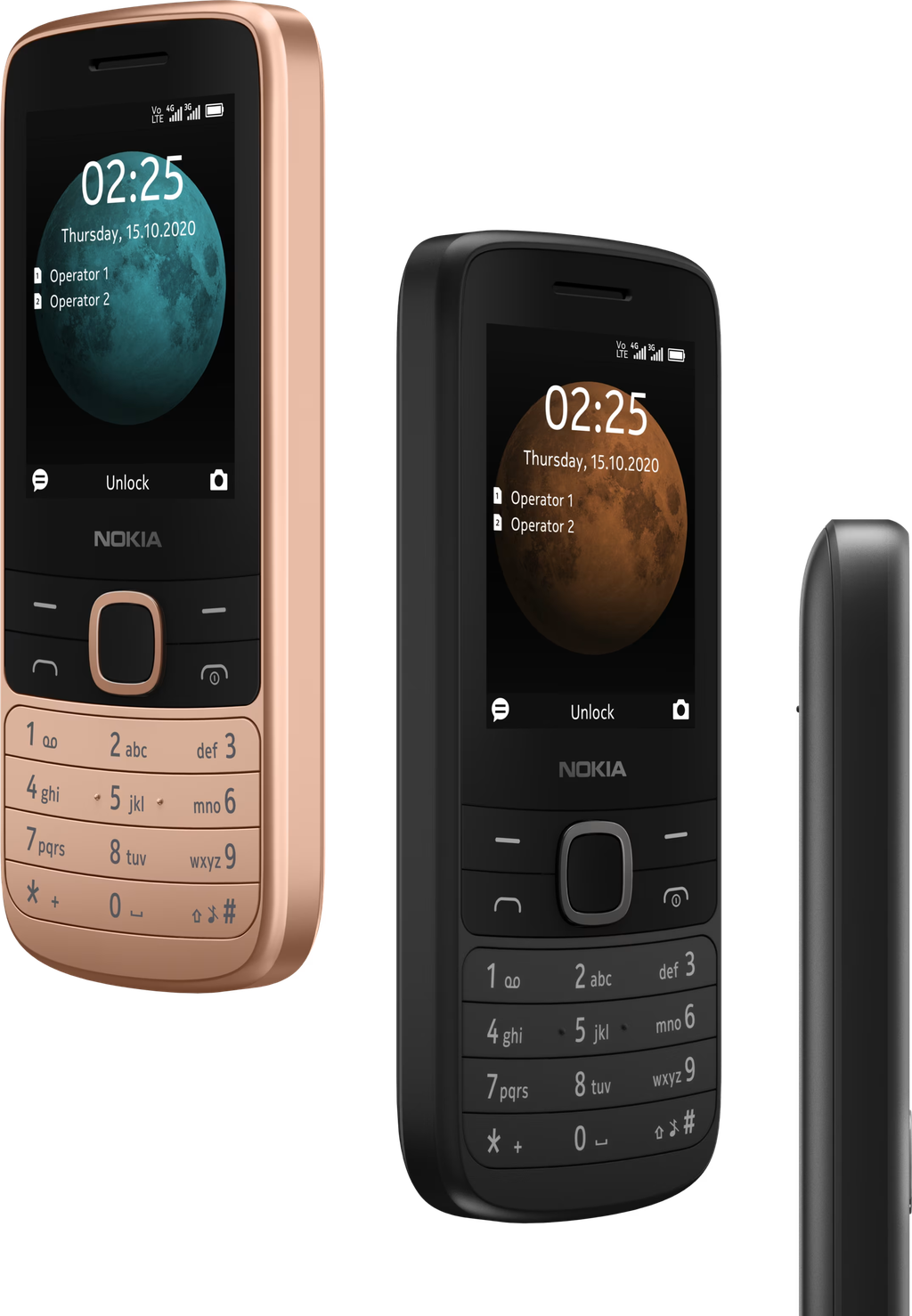 Novo Nokia 225 deve ter linhas mais retas que modelo atual (Imagem: Divulgação/Nokia)