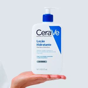 Loção hidratante com Ácido Hialurônico 473ml Cerave | Elegível para frete grátis com MELI+, link para assinar na descrição ⬇
