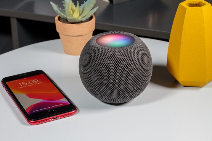 Apple Homepods Mini Cinza iphone