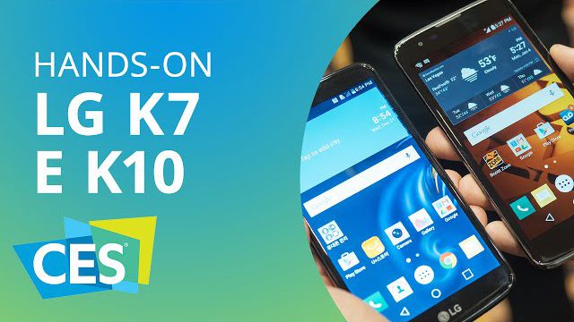 K7 e K10: os novos smartphones intermediários da LG [Hands-on | CES 2016]
