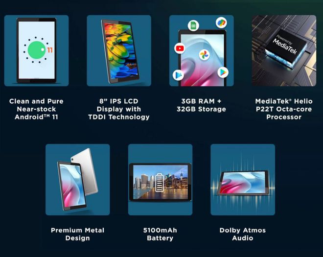 Especificações do tablet mostram modelo intermediário (Imagem: DIvulgação/Motorola)