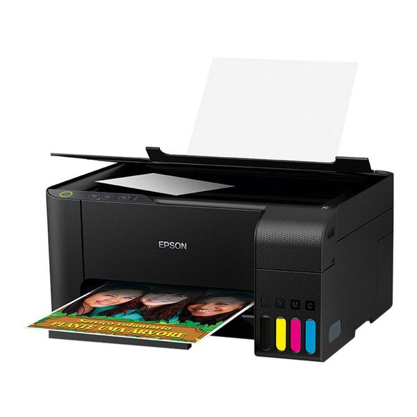 [APP + CLIENTE OURO + CUPOM] Impressora Multifuncional Epson EcoTank L3110 - Tanque de Tinta Colorida US
