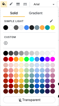 A paleta de cores está mais acessível e (Imagem: Reprodução/Google)