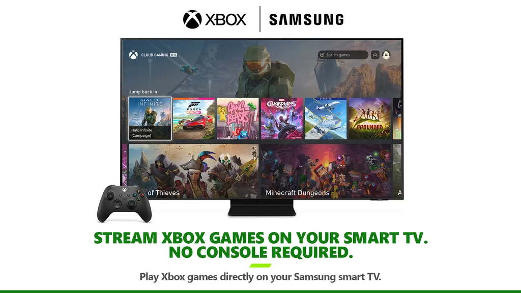 Xbox Cloud Gaming está chegando em mais TVs Samsung e com suporte a voz e  vibração - Xbox Wire em Português