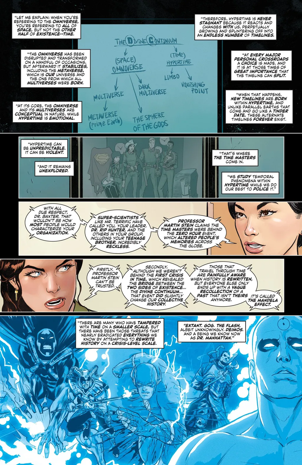 Trama explica que o Flash Barry Allen é tão perigoso quanto Doutor Manhattan (Imagem: Reprodução/DC Comics)