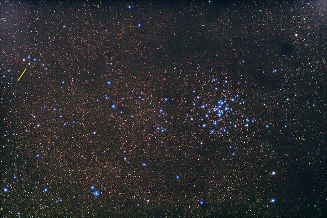 O aglomerado estelar NGC 6124 também é conhecido como Caldwell 75 (Imagem: Reprodução/TTU)