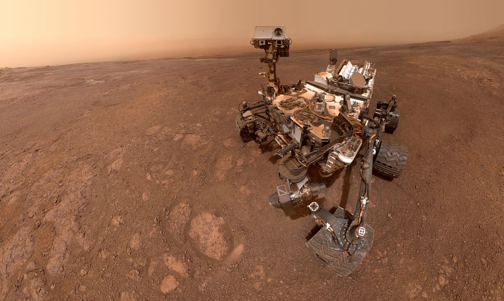 Ufa, agora está tudo bem com o Curiosity! (Foto: NASA)
