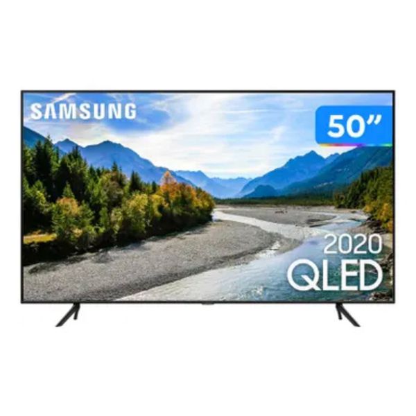 Smart TV 4K QLED 50” Samsung QN50Q60TAGXZD - Wi-Fi Bluetooth HDR 3 HDMI 2 USB 50"