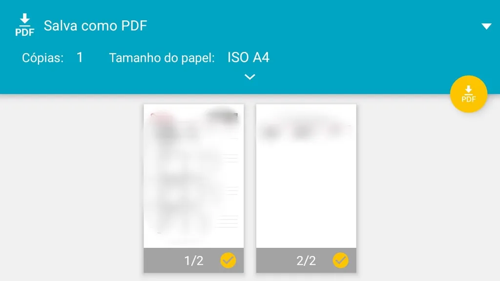 Você pode imprimir documentos usando um celular com Android (Imagem: Captura de tela/Fabrício Calixto/Canaltech)