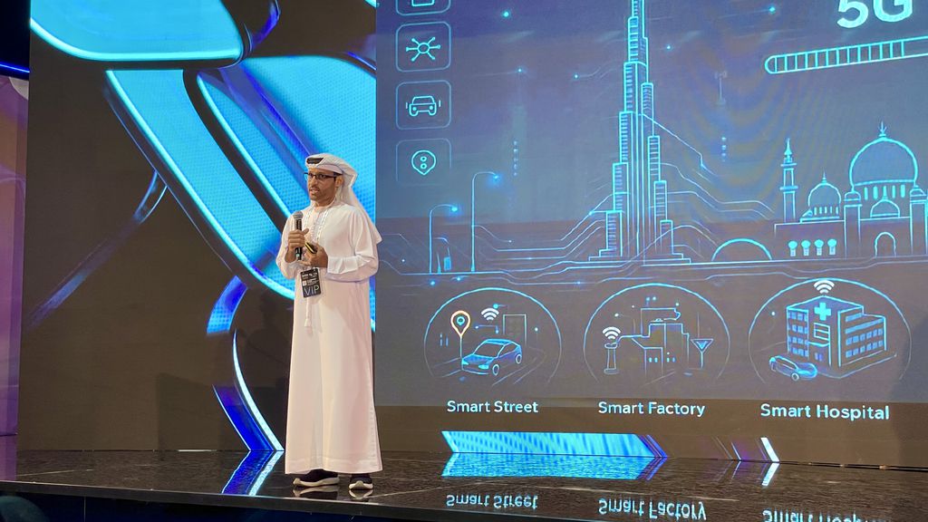 Chefe de cibersegurança dos EAU, Mohamed Alkuwaiti, no Expand North Star (Imagem: Bruno De Blasi/Canaltech)