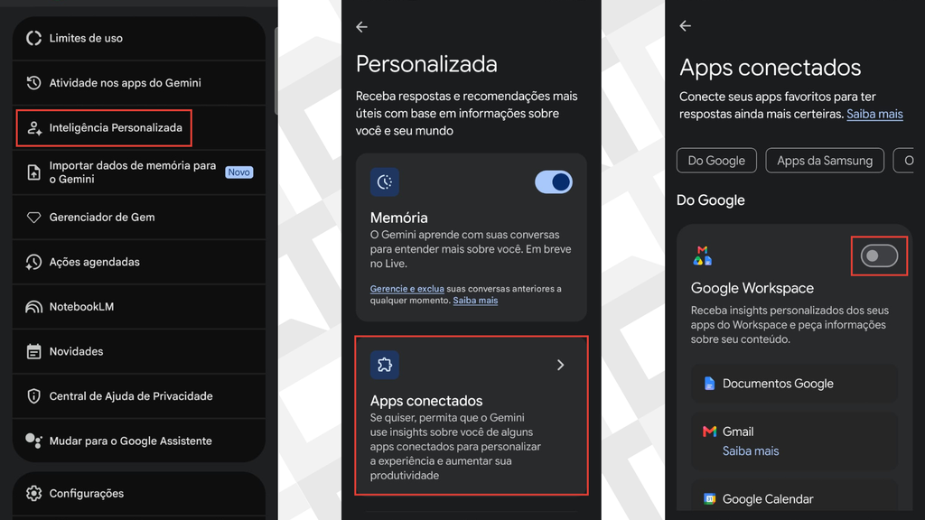 Passos para criar notas no Google Keep com Gemini