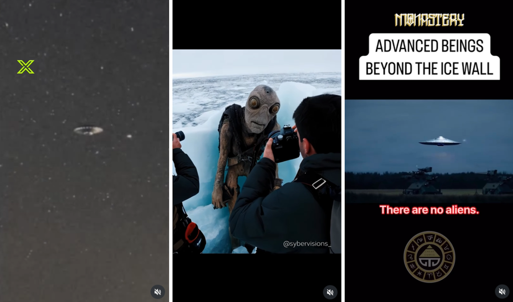 Ovnis em alta definição, supostos contatos com alienígenas em filmagens 