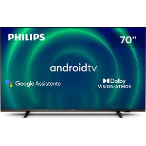 [PARCELADO] PHILIPS Android TV 70" 4K 70PUG7406/78, Google Assistant Built-in, Comando de Voz, Dolby Vision/Atmos, VRR/ALLM, Bluetooth 5.0