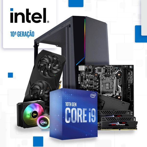 Monte seu PC Gamer - Plataforma Intel 10ª Geração LGA 1200 (FULL CUSTOM)