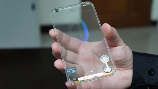 Empresa de Taiwan apresenta protótipo de smartphone transparente