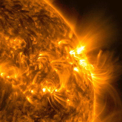 Erupção solar