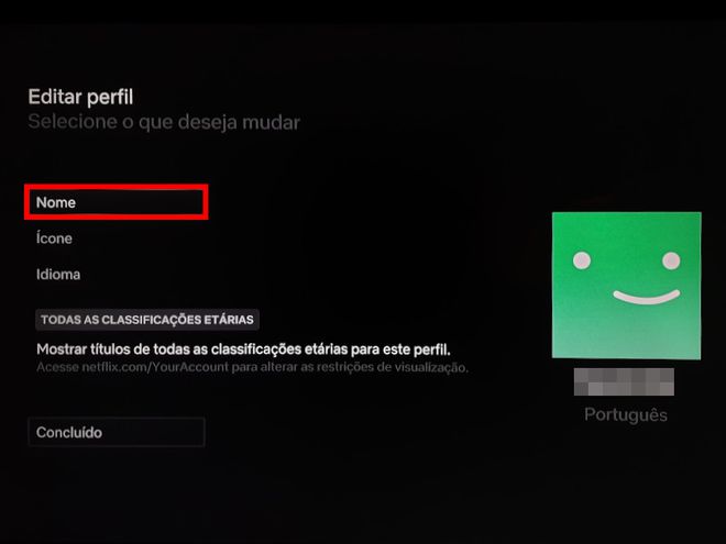 Como editar seu perfil na Netflix pela smart TV