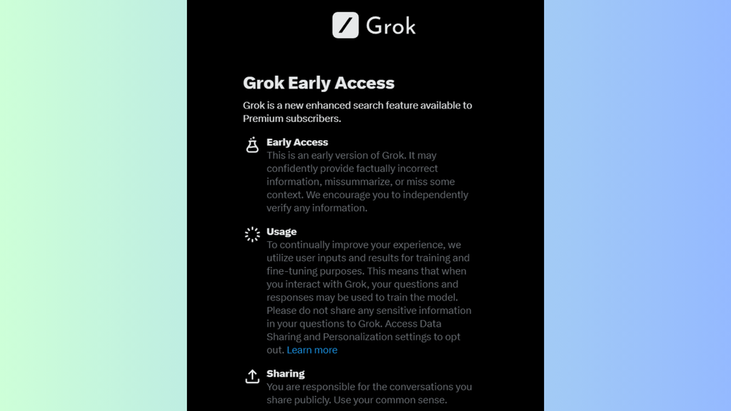 Grok | IA de Musk é liberada para assinantes X Premium