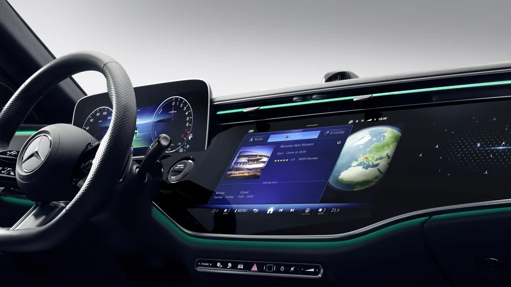 Interface do Maps estará ligada ao sistema operacional da Mercedes (Imagem: Divulgação/ Mercedes-Benz)