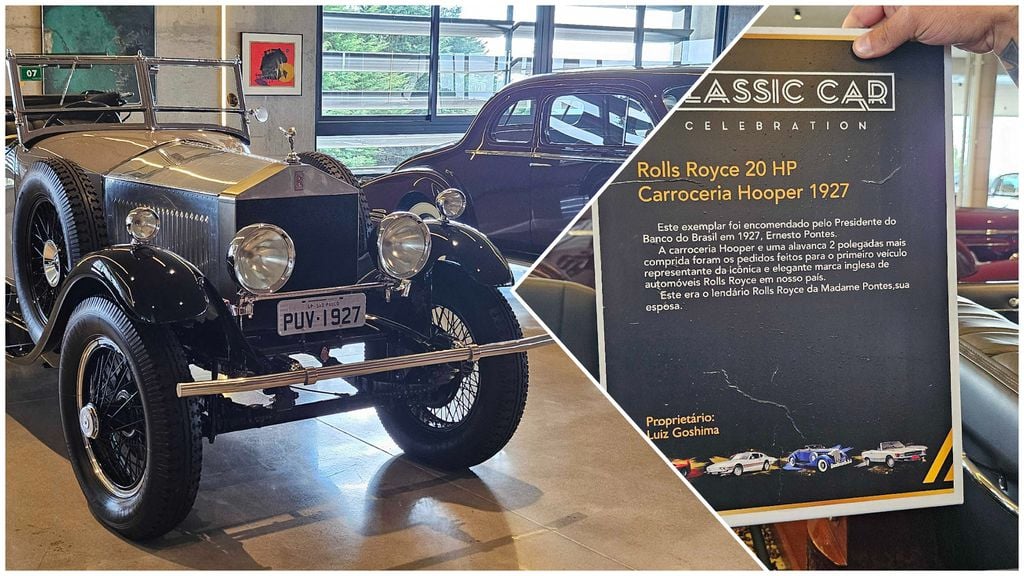 Carro da Rolls-Royce pertenceu à esposa de um presidente do Banco do Brasil (Imagens: Paulo Amaral/Canaltech)