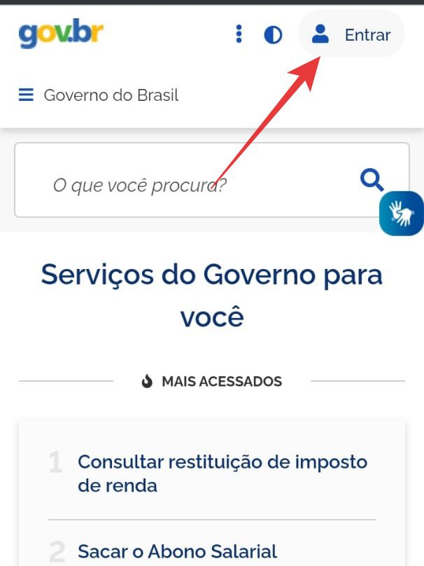 Acesse o site do Governo Federal (Imagem: Guadalupe Carniel/Captura de tela)
