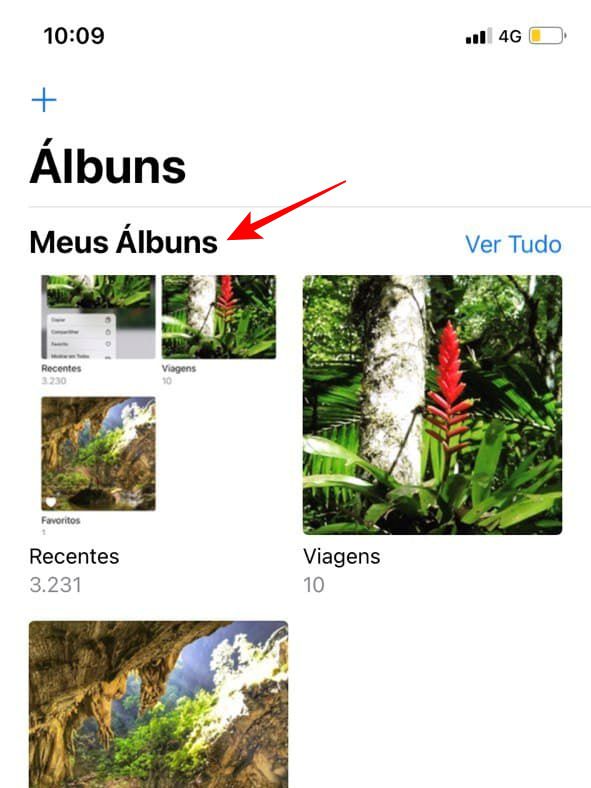 Selecione um álbum de fotos para personalizá-lo - Captura de tela: Thiago Furquim (Canaltech)