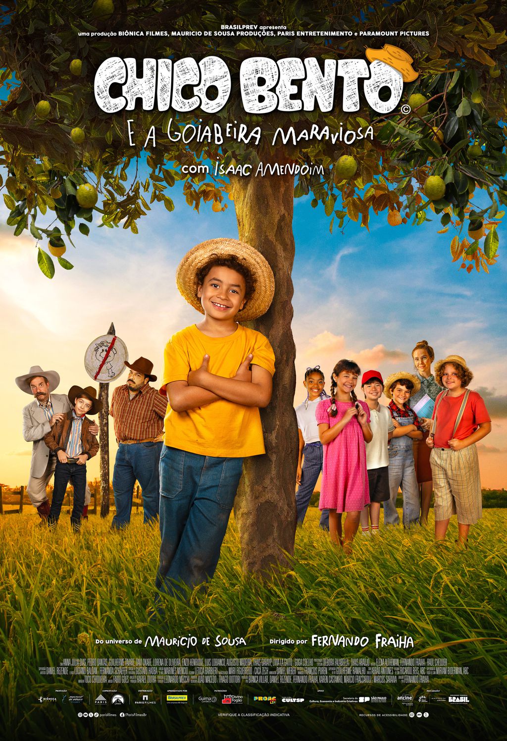 Chico Bento ganha filme live-action solo com a Goiabeira Maraviosa (Imagem: Divulgação/Paris Filmes)