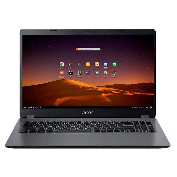 Notebook Acer Aspire 3 Intel Core i5-1035G1, 4GB, SSD 256GB, Endless OS, 15.6", Gray - A315-56-569F [BOLETO]