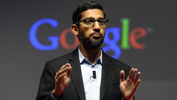 O CEO da Google, Sundar Pichai 