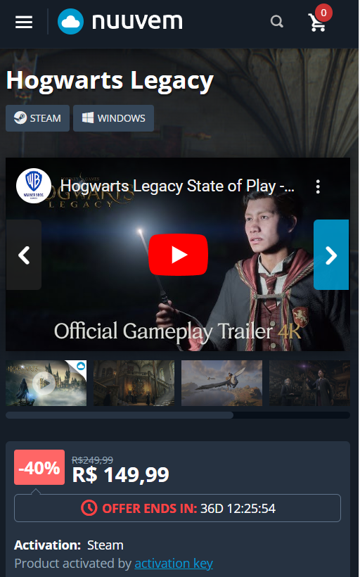 Hogwarts Legacy - PC - Compre na Nuuvem