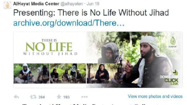 Tweet ISIS Tweet ISIS
